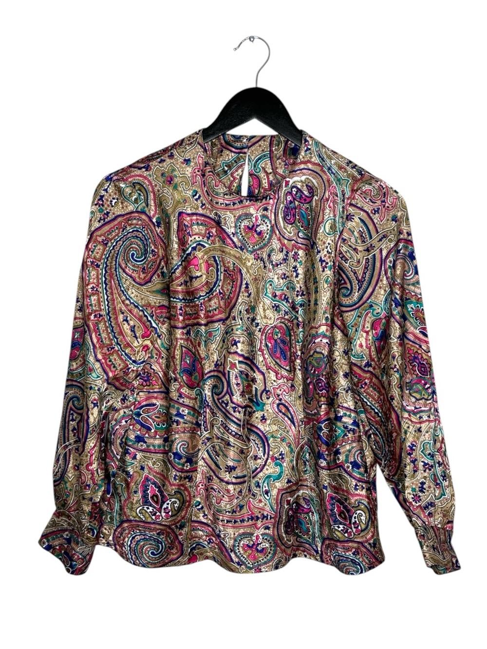 Petite Sophisticate Vintage Paisley Blouse Print 4 Petite Academia Modest Siren